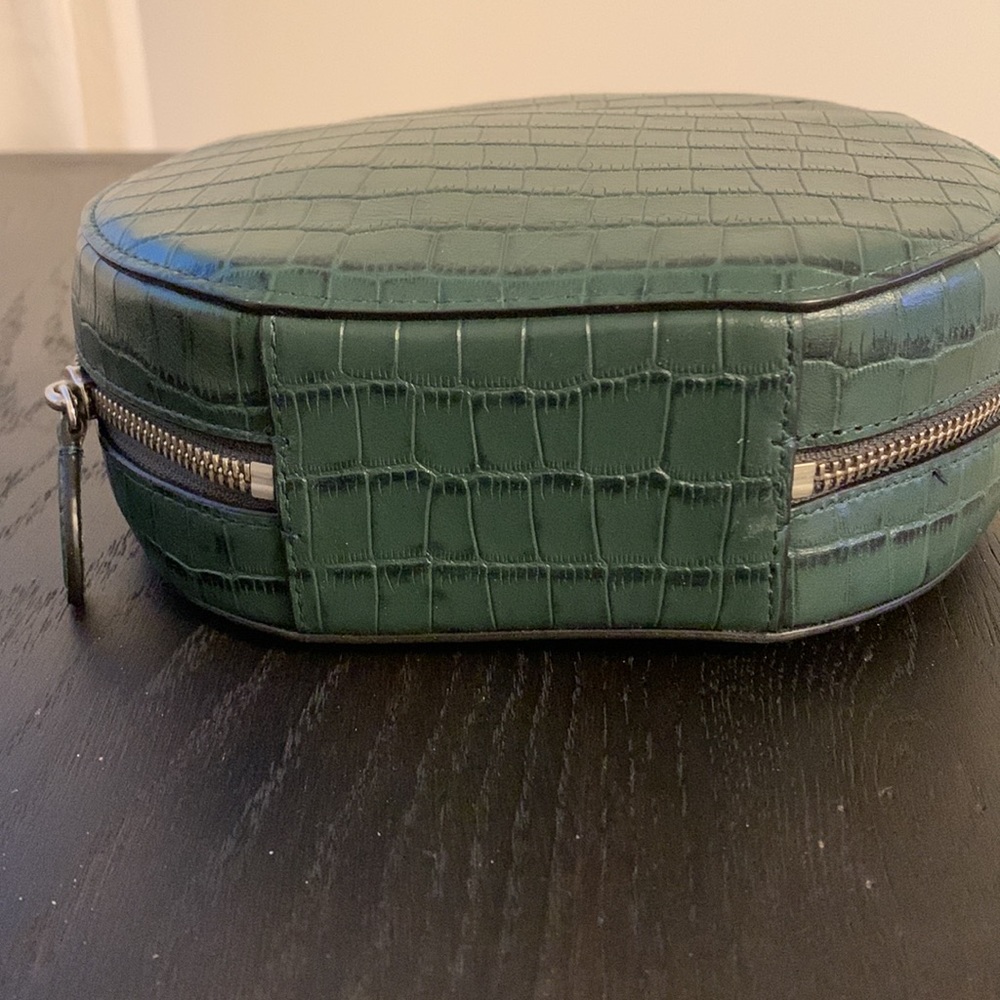 Rebecca Minkoff green leather croc circle bag - Picture 7 of 7